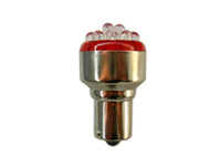 Lampadina 24V 12 led ROSSA