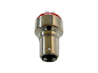 Lampadina 24V 12 led Bipolare ROSSA
