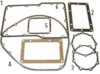 Front gear gasket (2)