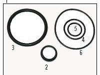 Kit gommini cilindro di comando VITON GR900-GRS900R